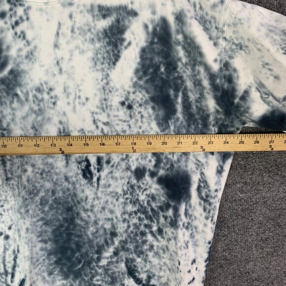 Lululemon Pullover Perfectly Oversized Crew Tie Dye Marble Dye Classic Navy Sz 6 - Picture 7 of 10